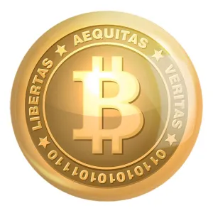 پیکسل بزرگ ارز دیجیتال بیت کوین