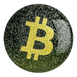 پیکسل بزرگ ارز دیجیتال بیت کوین