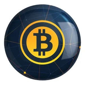 پیکسل بزرگ ارز دیجیتال بیت کوین