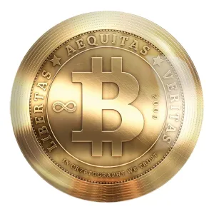 پیکسل بزرگ ارز دیجیتال بیت کوین
