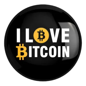 پیکسل بزرگ I Love Bitcoin