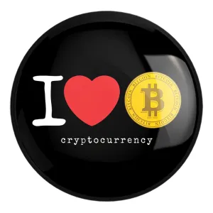 پیکسل بزرگ I Love Bitcoin