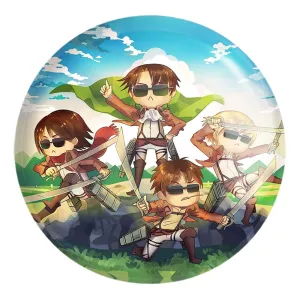 پیکسل بزرگ لیوای و ارن و میکاسا و آرمین انیمه اتک آن تایتان Attack on Titan