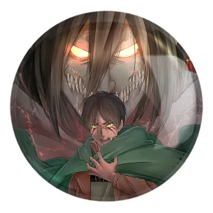 پیکسل بزرگ ارن یگر و حالت تایتانی انیمه اتک آن تایتان Attack on Titan