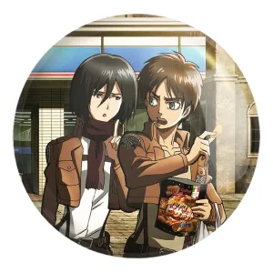 پیکسل بزرگ میکاسا و ارن انیمه اتک آن تایتان Attack on Titan