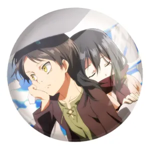 پیکسل بزرگ میکاسا و ارن انیمه اتک آن تایتان Attack on Titan