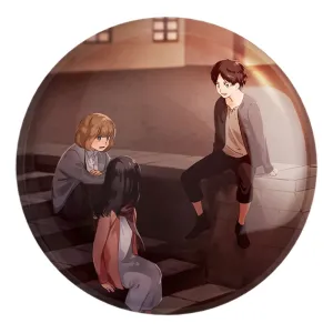 پیکسل بزرگ ارن و میکاسا و آرمین انیمه اتک آن تایتان Attack on Titan