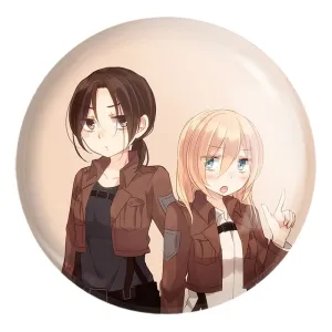 پیکسل بزرگ یمیر و هیستوریا انیمه اتک آن تایتان Attack on Titan