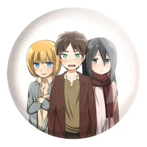 پیکسل بزرگ ارن و میکاسا و ارمین انیمه اتک آن تایتان Attack on Titan