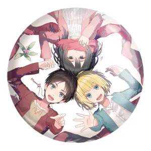 پیکسل بزرگ ارن و میکاسا و آرمین انیمه اتک آن تایتان Attack on Titan