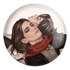 پیکسل بزرگ میکاسا و ارن انیمه اتک آن تایتان Attack on Titan