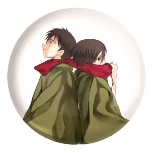 پیکسل بزرگ ارن و میکاسا انیمه اتک آن تایتان Attack on Titan