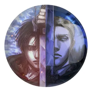 پیکسل بزرگ اروین و لیوای انیمه اتک آن تایتان Attack on Titan