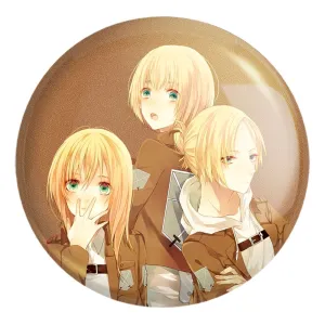 پیکسل بزرگ هیستوریا و ارمین و آنی انیمه اتک آن تایتان Attack on Titan
