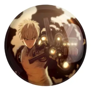 پیکسل بزرگ جنوس انیمه مرد تک مشتی One Punch Man