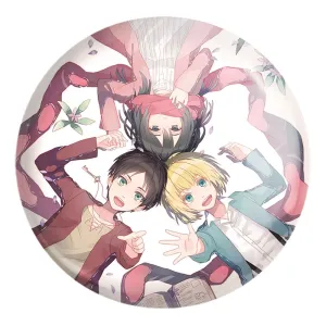 پیکسل بزرگ میکاسا و ارن و ارمین انیمه اتک آن تایتان Attack on Titan