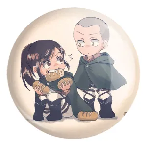 پیکسل بزرگ ساشا و کانی انیمه اتک آن تایتان Attack on Titan