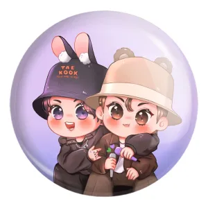 پیکسل بزرگ  تهیونگ و جونگ کوک گروه بی تی اس BTS