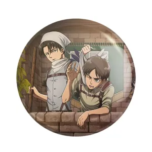 پیکسل ارن و لیوای انیمه اتک آن تایتان Attack on Titan