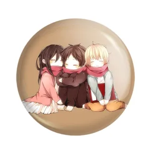 پیکسل ارن و میکاسا و آرمین انیمه اتک آن تایتان Attack on Titan