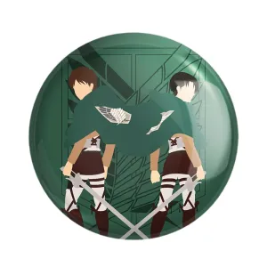 پیکسل ارن و لیوای انیمه اتک آن تایتان Attack on Titan