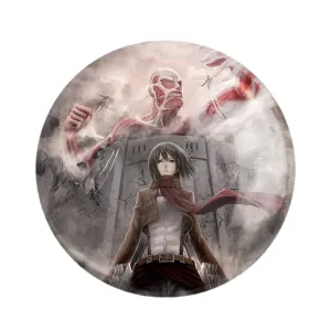 پیکسل میکاسا و تایتان غول آسا انیمه اتک آن تایتان Attack on Titan