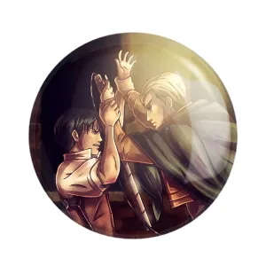 پیکسل اروین و لیوای انیمه اتک آن تایتان Attack on Titan