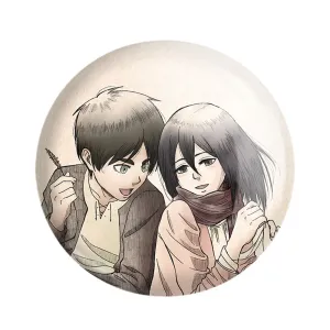 پیکسل ارن و میکاسا انیمه اتک آن تایتان Attack on Titan