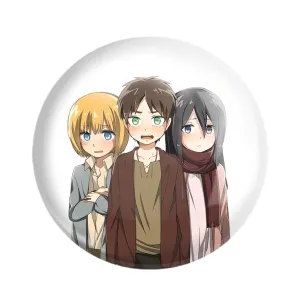 پیکسل ارن و میکاسا و ارمین انیمه اتک آن تایتان Attack on Titan
