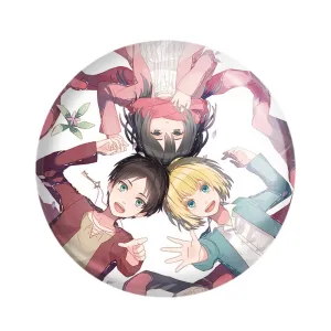 پیکسل ارن و میکاسا و آرمین انیمه اتک آن تایتان Attack on Titan