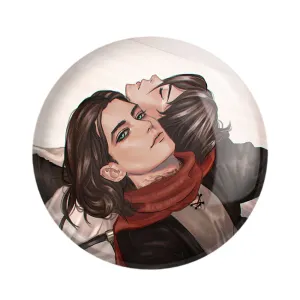 پیکسل میکاسا و ارن انیمه اتک آن تایتان Attack on Titan
