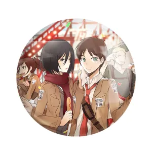 پیکسل ارن و میکاسا انیمه اتک آن تایتان Attack on Titan