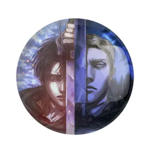 پیکسل اروین و لیوای انیمه اتک آن تایتان Attack on Titan