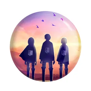 پیکسل میکاسا و ارن و آرمین انیمه اتک آن تایتان Attack on Titan