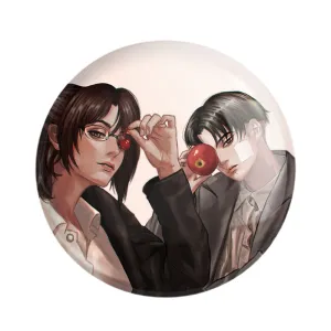 پیکسل لیوای و هانجی انیمه اتک آن تایتان Attack on Titan