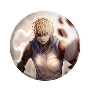 پیکسل جنوس انیمه مرد تک مشتی One Punch Man