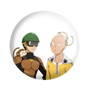 پیکسل سایتاما و مرد دوچرخه ای انیمه مرد تک مشتی One Punch Man