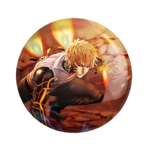پیکسل جنوس انیمه مرد تک مشتی One Punch Man