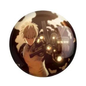 پیکسل جنوس انیمه مرد تک مشتی One Punch Man
