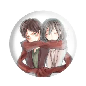 پیکسل میکاسا و ارن انیمه اتک آن تایتان Attack on Titan