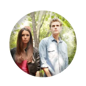 پیکسل استفان و الینا خاطرات یک خون آشام The Vampire Diaries