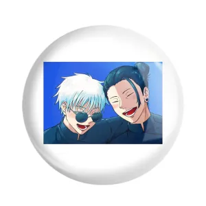 پیکسل گتو و گوجو ساتورو انیمه جوجوتسو کایزن Jujutsu Kaisen