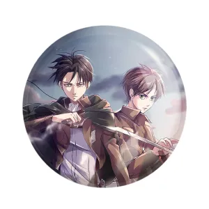 پیکسل لیوای و ارن انیمه اتک آن تایتان Attack on Titan