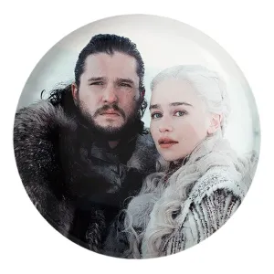 پیکسل بزرگ دنریس تارگرین و جان اسنو گیم اف ترونز Game of Thrones