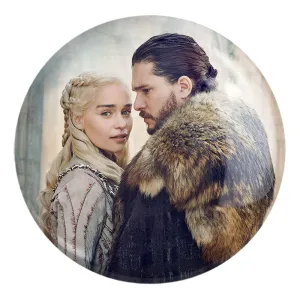 پیکسل بزرگ دنریس تارگرین و جان اسنو گیم اف ترونز Game of Thrones