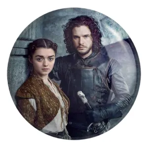 پیکسل بزرگ آریا استارک و جان اسنو گیم اف ترونز Game of Thrones