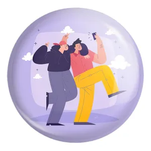 پیکسل بزرگ بهترین دوستان Best Friends