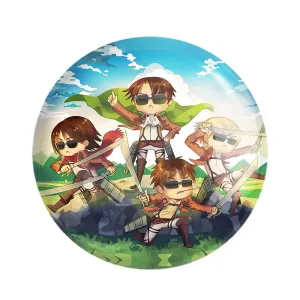 مگنت لیوای و ارن و میکاسا و آرمین انیمه اتک آن تایتان Attack on Titan