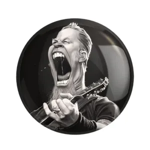 مگنت جیمز هتفیلد گروه موسیقی متالیکا Metallica