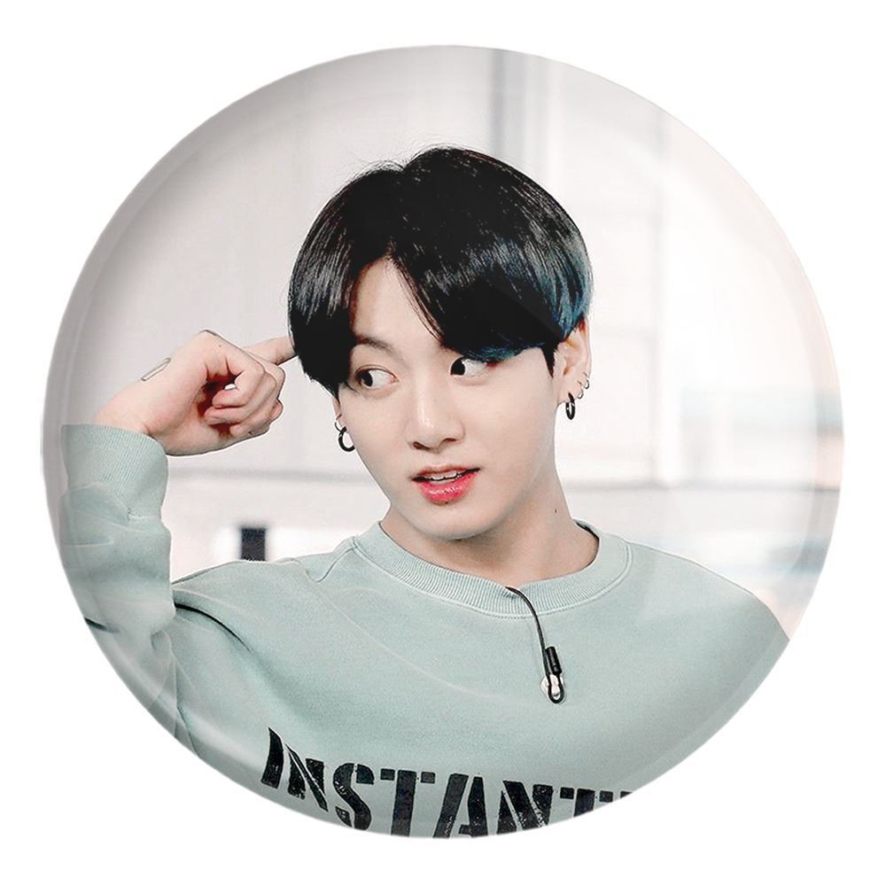 پیکسل بزرگ خندالو طرح جونگ کوک Jungkook گروه بی تی اس BTS